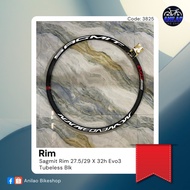 Sagmit Rim 27.5 X 32h Evo3 Tubeless Blk