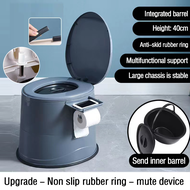 CHIC  Mobile Toilet Closet Jongkok Kursi WC Elderly Wanita Hamil  Portable Foldable Plastic Toilet