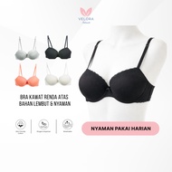 Velora - Lace Underwire Top Bra | Soft & Comfortable Material | Size 75B-80B VL00 Clara