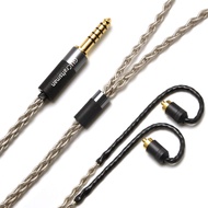 GUCraftsman 6N Single Crystal Silver Upgrade Earphone Cable 2.5mm/4.4mm Balance Earphone Upgrade Cab