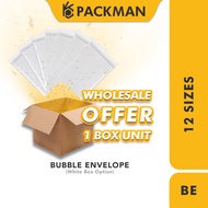 PACKMAN BOX Bubble Envelope 12sizes Bubble Mailer Padded Envelope With Bubble Wrap Envelope Parcel B