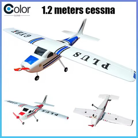 1.2-Meter Wingspan New Cessna Plus Large-Sized Glider 2.4g Electric Epo Fixed-Wing Impact-Resistant 