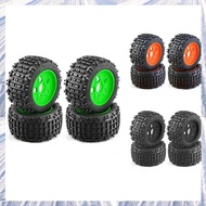 4Pc 152mm 1/8 1/10 for Truck Tire with 12mm 14mm 17mm Wheel Hex for Sledge E- KRATON Outcast
