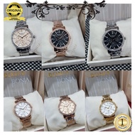 New Arrival !!! Jam Tangan Wanita Merk Bonia BNB10418S Quartz Stainless Steel Chrono Diamond Ring Jam Tangan Wanita Import Garansi 1 Th