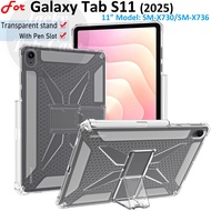 For SAMSUNG Galaxy Tab S11 (11-inch) 2025 Stand Pen Slot Case Shockproof Cover For TabS11 Wi-Fi SM-X