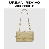 URBAN REVIVO กระเป๋าสะพายข้างสำหรับผู้หญิงรุ่นใหม่ AW02BG3N2000 Khaki