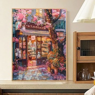 【ORFON】40×50cm paint by number/canvas painting/Pink Dreamy Grocery Store/diy painting/living room de