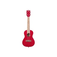 KALA Kara Ukulele Sparkle Series Lame Sparkle Finish Concert Ritzy Red KA-SPRK-RED (with case) 【Domestic Genuine】