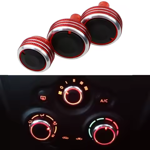 AC Knob for Nissan Versa Note March Micra Cube Almera Latio Sunny Air Conditioning Heat Control Swit