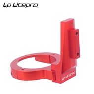 Litepro พับแพ็คจักรยานด้านหน้าตัวยึดแปลงชั้นวางด้านหน้าหมูที่ยึดจมูกอะแดปเตอร์เข้ากันได้ดอกรักเร่ K3