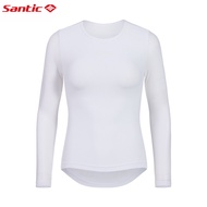 Santic Nữ Áo Đi Xe Đạp Nhanh Khô Thoáng Khí Dài Tay Áo Lót Thể Thao Xe Đạp Xe Đạp Áo