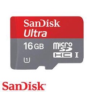 ＊鼎強數位館＊SanDisk Ultra microSD UHS-I 16GB 記憶卡 (公司貨) 30MB/s,Class 10 的視訊錄製功能,附SD 轉接器