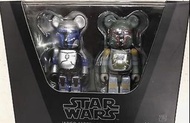 Medicom  Bearbrick Star Wars 100% Boba Fett & Jango Fett
