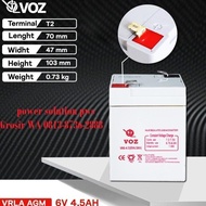 Emergency LIGHT BATTERY, 6V4,5AH BATTERY