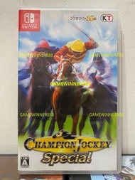 《今日快閃價》（中古二手）日版 Switch NS遊戲 跑馬仔 賽馬遊戲 賽馬騎手 練馬策騎 冠軍騎師 特別版 Champion Jockey Special 日文版 絕版遊戲 稀有品