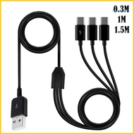BTM USB Type C Splitter Charging Cable 3 in 1 Multi Charging Cable USB A to 3 Type C