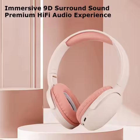 P2961 Wireless Bluetooth Headphones Long Battery Life Portable Over Ear Headset Stereo Bass For Mobi