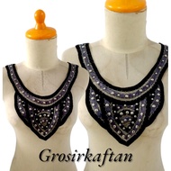 Lace embroidery chest sequin beads