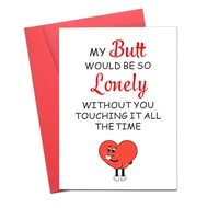 [Coisíní] Christmas Gifts Anniversary for Men From Girlfriend Funny Valentines Day Card for Him Her 