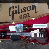 gitar gibson original usa les paul studio wine red