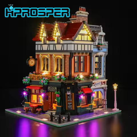 HPROSPER 5V LED Light for Lego 10350 Tudor Corner DIY Decorative Lamp With Battery Box (Not Include 