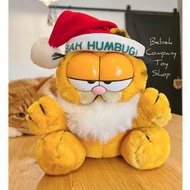 美國二手🇺🇸 1981年 Garfield 聖誕節 聖誕老人 聖誕老公公 加菲貓 古董玩具 玩偶 娃娃 絕版玩具