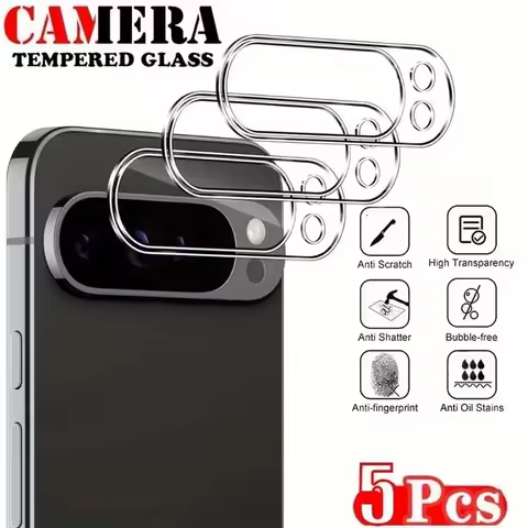 5Pcs Camera Lens Protector Glass For Google Pixel 10 Pro XL 10A Full Cover Protective Glass For Pixe