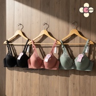 THIN FOAM BRA WITHOUT WIRE Fashion Bralette 3 HOOKS LAPARIS A16 Size 36 - 42 Art A16