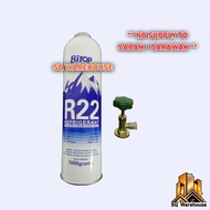 R22 Refrigerator Freezer Fridge Chiller Air-cond 1000gram GAS R22 and Open Valve CT-338 Can Tap Valv