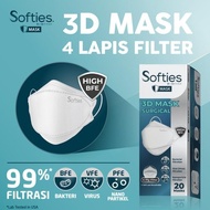 Terlaris► Masker Softies 3D Isi 20 Pcs / Masker 3D Softies Isi 20 Pcs