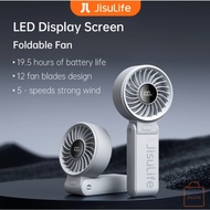 JISULIFE Handheld Fan Life7 Mini Fan Portable Rechargeable Electric Fans 3600/5000mAh Battery