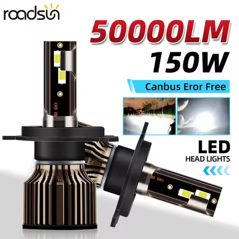 H11 H7 H4 Auto Headlight 150W High Power H1 H8 H3 HB4 HB3 9005 9006 9007 880 H27 H13 Turbo Lamp 6000