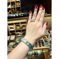 Flying flower Dulong jade bracelet -Kingjewelry A99