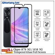 LAYAR Tempered Glass Full Screen Oppo A78 5G A58 5G Anti-Scratch Screen Protector