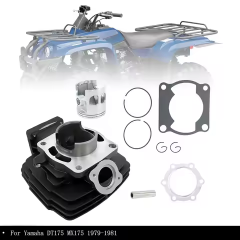 STD 66mm Motorcycle Cylinder Piston Gasket Kit for Yamaha DT 175 DT175 MX175 1979-1981 1980 Off-Road
