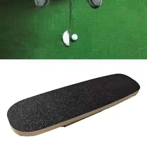 Wooden Golf Swing Trainer Weight Shift Board Innovative Practice Tool for Golf Accuracy Improvement