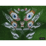 MIO J TRANSPARENT STRIPING ARAI LION BARONGSAI MOTIF