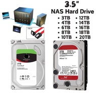 2.NAS hdd Hard Drive SATA 3.5" RED /  IronWolf Hard Disk 3TB/4TB/6TB/8TB/10TB/12TB/16TB HDD