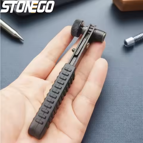 Mini 1/4 Inch 90 Degree Right Angle Steel Ratchet Wrench Mini Screwdriver Sleeve Wrench Hand Tool fo