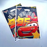 10/30 túi quà tặng tiệc McQueen Cars - Chủ đề đua xe'sống động, Túi quà bằng nhựa dùng để trang trí