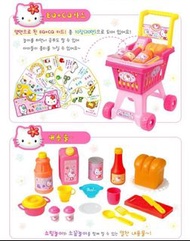 韓國Hello Kitty購物車玩具 shopping