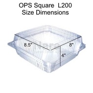 L200 - 8" BEKAS KEK PLASTIK MURAH 