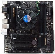 1151腳位 實體拍攝 GIGABYTE GA-Z270M-D3H + i7-7700 附後擋板/原廠銅柱散熱器