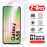2-4Pcs For Samsung Galaxy A56 Glass Tempered Glass Samsung A56 GalaxyA56 5G Screen Protector Full Gl