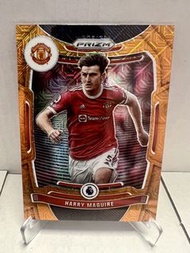 足球卡 英超 曼聯 2021 -22 Panini Prizm Premier League Harry MaGuire Orange Mojo Prizm