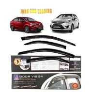 Proton Persona 2016~2023 3" Window Door Visor (AG) Persona Air Press Extra Big Rear Long Persona New