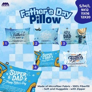 Fathers Day Pillows - Mugmania - Fathers Day Message Pillow V1 - Gift Idea (Available in 3 Sizes)