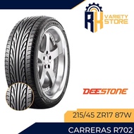 DEESTONE 215/45ZR17 87W CARRERAS R702 PASSENGER TIRE THAILAND 215/45R17