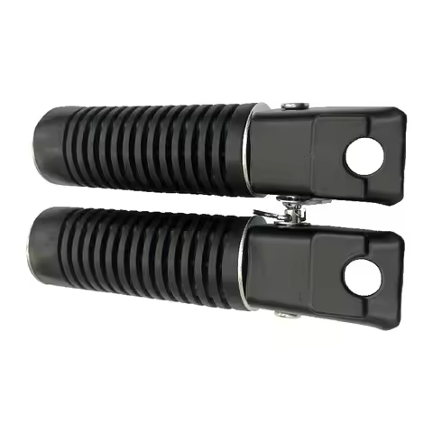 10mm Hole Universal 1 Pair Motorcycle Rear Foot Pedals Passenger Foot Pegs Pedals Rear Footrest For 