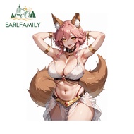 EARLFAMILY Astolfo Furry Femboy Fox Car Stickers Boobs Thicc Breasts Ahegao Car Accessories Motorcyc